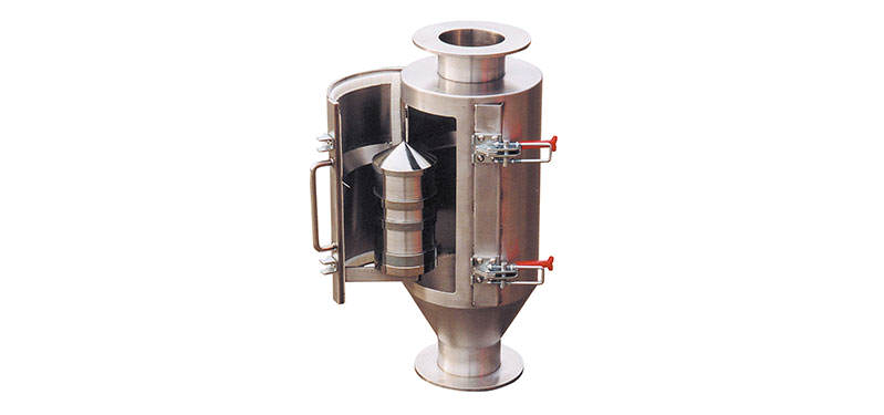 Separators for pneumatic transport line